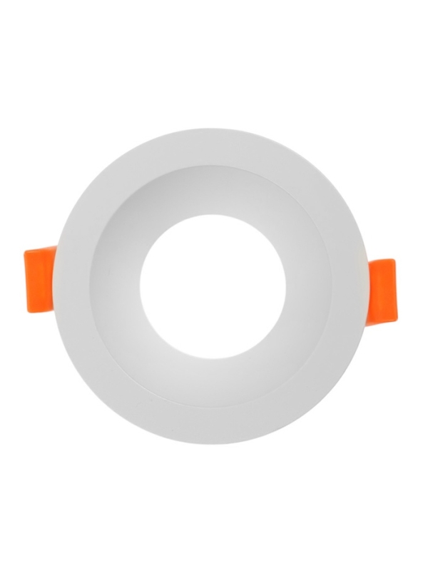 Светильник встраиваемый под лампу MR16, круг, пластик, белый