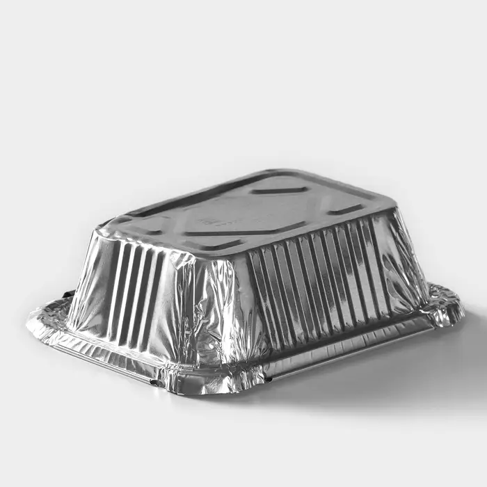 Форма из фольги для выпечки и запекания Доляна, 255 мл, 12&times;9,5&times;4 см, 100 шт/уп