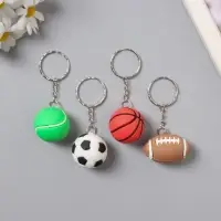 Брелок резина "Спорт" МИКС 3,5х2,5х1,5 см