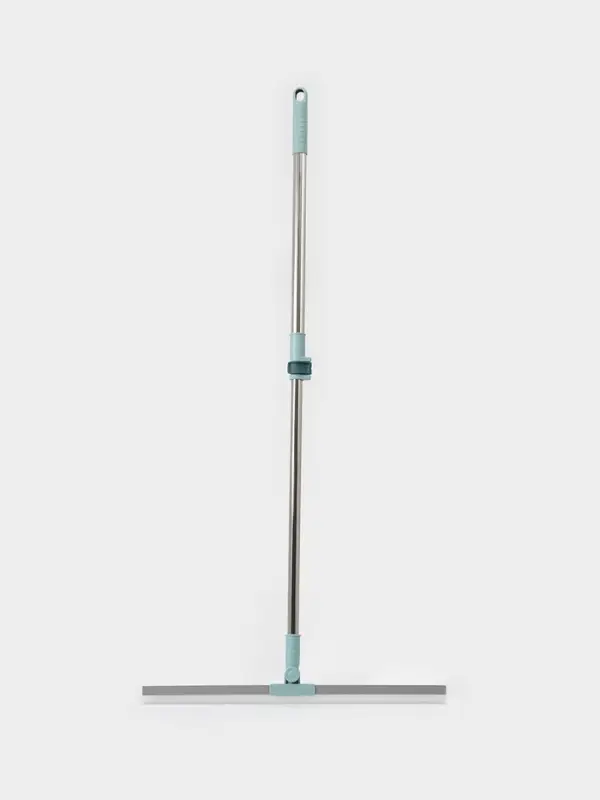 Водосгон для пола, силиконовый, поворотный сгон, 49 см, черенок нержавеющая сталь 58-97 см