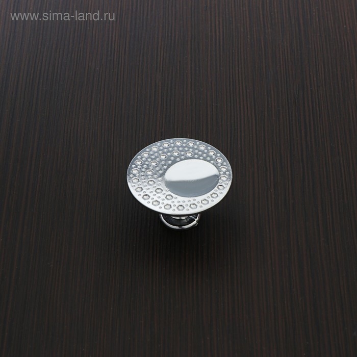 Ручка кнопка ТУНДРА РК020CP, цвет хром, 8 шт TMP