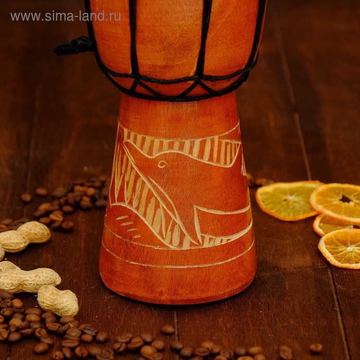 Сувенирный музыкальный инструмент барабан джембе &laquo;Светлый&raquo;, 25&times;13&times;13 см, МИКС