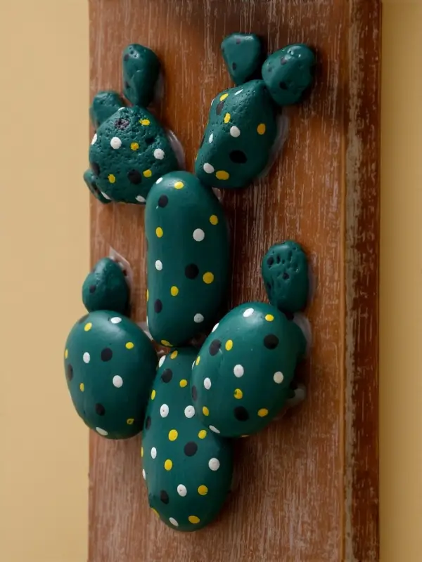 Панно &laquo;Кактус&raquo;, 20&times;3&times;10.5 см, дерево албезия