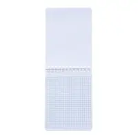 Блокнот А6 40 листов в клетку на гребне "Влад А4", обложка мелованный картон, УФ-лак, блок 60 г/м2, 5В МИКС