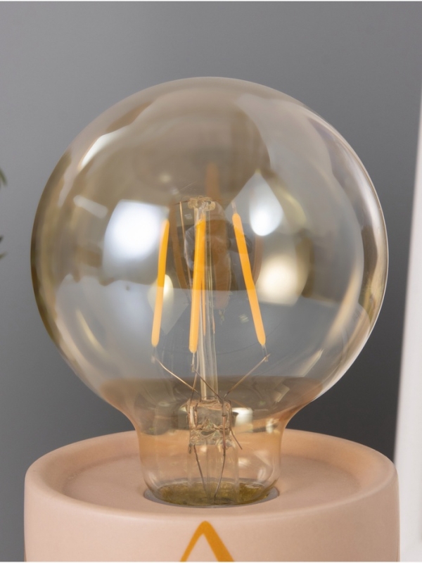 Светильник "Цилиндр" большие сердца LED 2хАА 8,5х8,5х17см