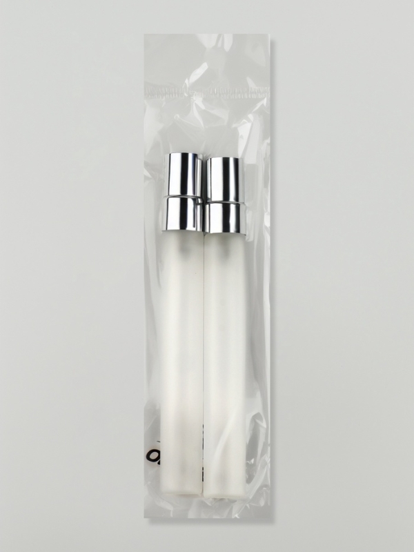 Флакон для парфюма, с распылителем, стеклянный, 10 мл, фасовка - 2 шт, цвет серый