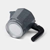 Кофеварка гейзерная "Мрамор" на 6 чашек, цвет черный