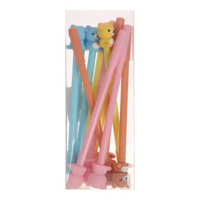 Ручка - прикол гелевая &laquo;Мишка&raquo;, МИКС