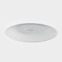 Тарелка подстановочная "Cotton" 33 см, цвет серебристый