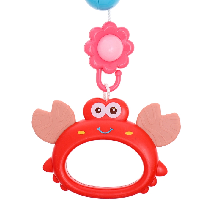 Музыкальный мобиль &laquo;Волшебные сны&raquo;, русская озвучка, проекция, цвет розовый