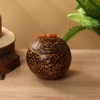 Банка для сыпучих продуктов 11х11х10 см, бамбук