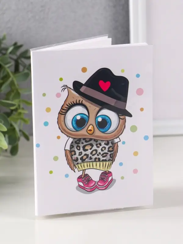 Фотоальбом 36 фото 10X15см, "Совёнок в шляпе",  ПП карм.,мягкая обложка