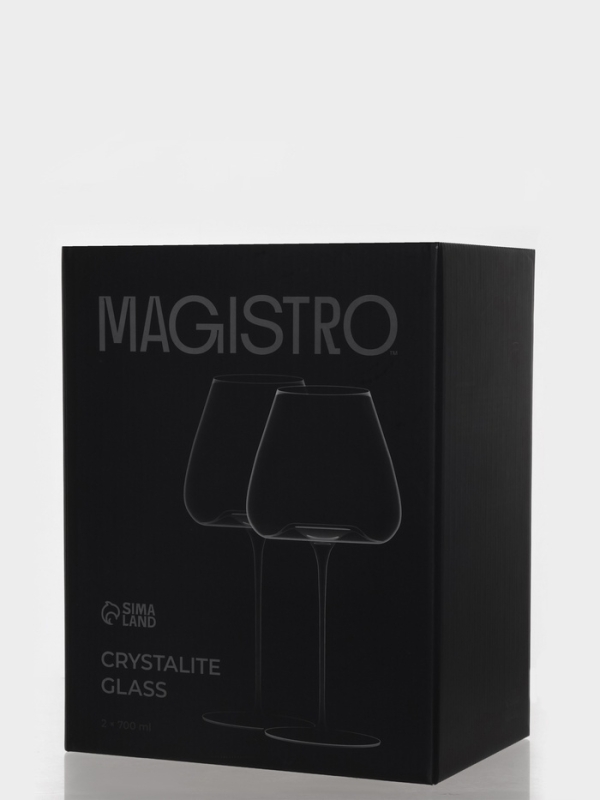 Набор бокалов для вина "Амьен", 2 шт, 700 мл, 11,9х25 см