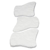 Модульное покрытие, 55 &times; 42 см, пластик, светлый мрамор, &laquo;Камень № 1&raquo;, 1 шт.