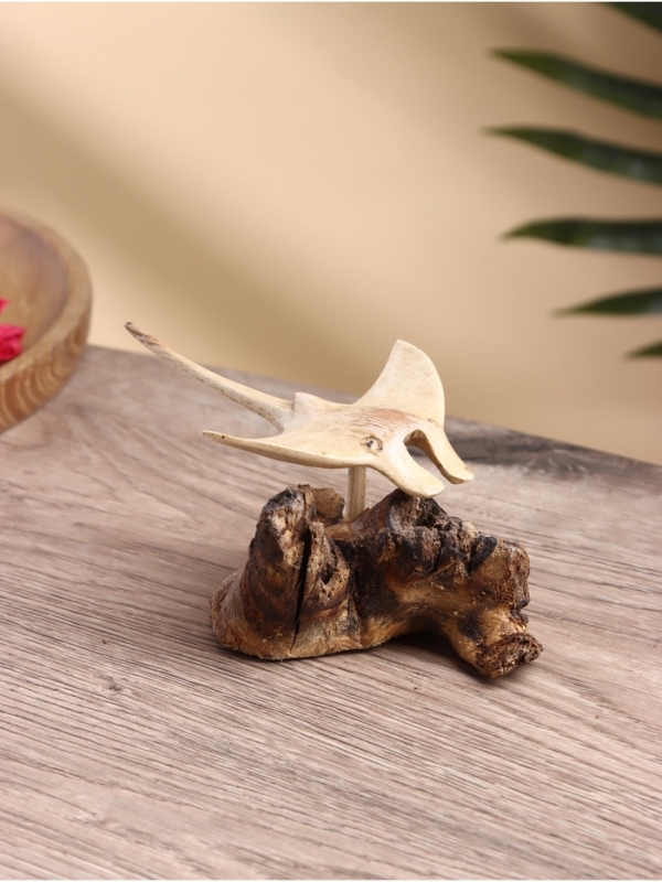 Сувенир "Скатик" дерево Джати и Камал, 10х12х5 см