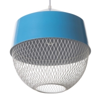 Светильник Lea 1х40Вт Е27 синий 26х26х32см