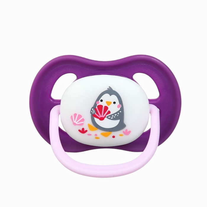 Соска - пустышка анатомическая Крошка Я &laquo;Для девочки&raquo; от 6 мес., 2 шт. + контейнер