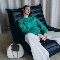 Серьга &laquo;Кафф&raquo; водопад, цвет серебро