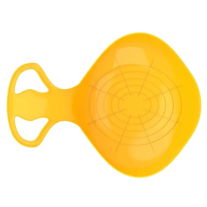 Санки-ледянки &laquo;Скороход&raquo;, желтые 65х42см