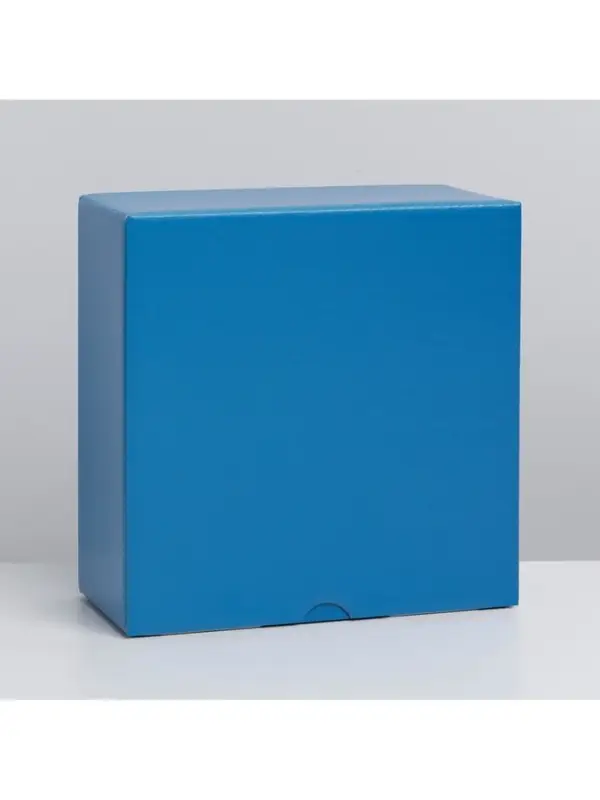 Коробка подарочная складная, упаковка, &laquo;Синяя&raquo;, 15 х 15 х 7 см