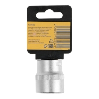 Головка торцевая шестигранная ТУНДРА, под квадрат 1/2", 24 мм, CrV