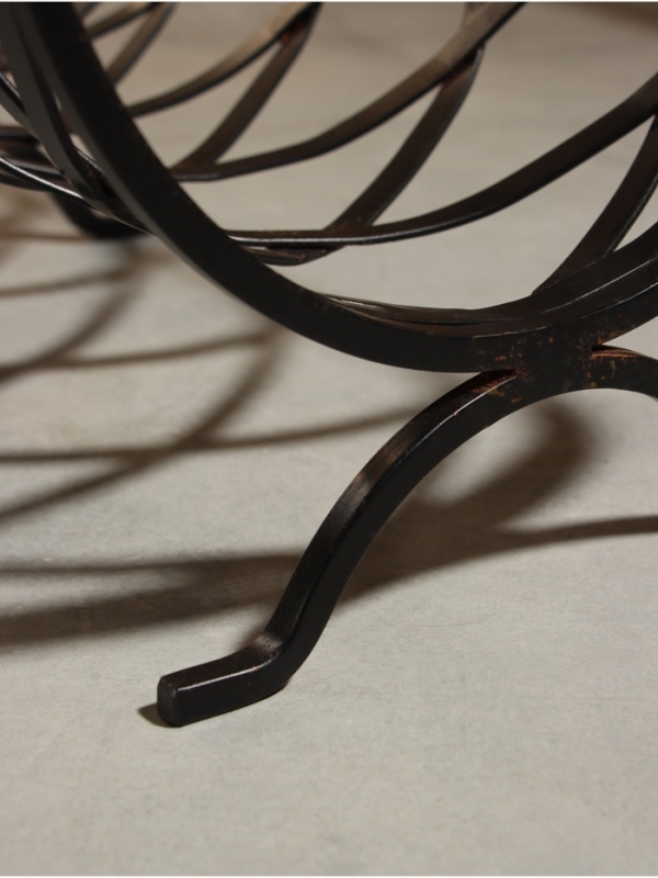 Дровница "Тепло" сталь 40х31х30 см