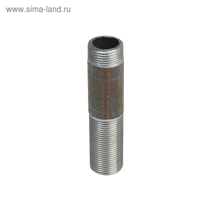 Сгон стальной, 3/4", DN 20, PN 16, L=110 мм, Lрезьбы=45/10.5 мм