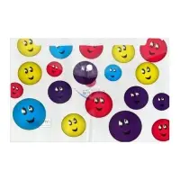 Папка-конверт на кнопке, А4, 160 мкм, МИКС