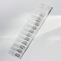 Пирсинг в бровь циркуляр, шар, d=8 мм, пара, цвет серебро