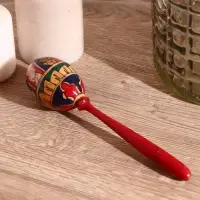 Сувенирный музыкальный инструмент "Маракас" 20х5х5 см МИКС