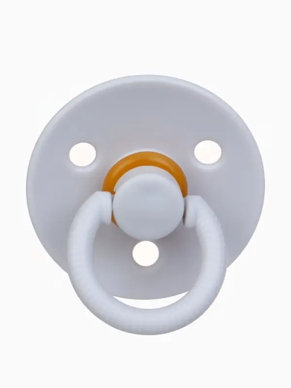 Набор классических пустышек, 2 шт., латекс, зелёный/серый, в контейнере, от 3 мес., M&B