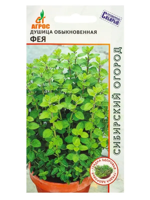 Семена Душица обыкновенная "Фея" 0,1 г