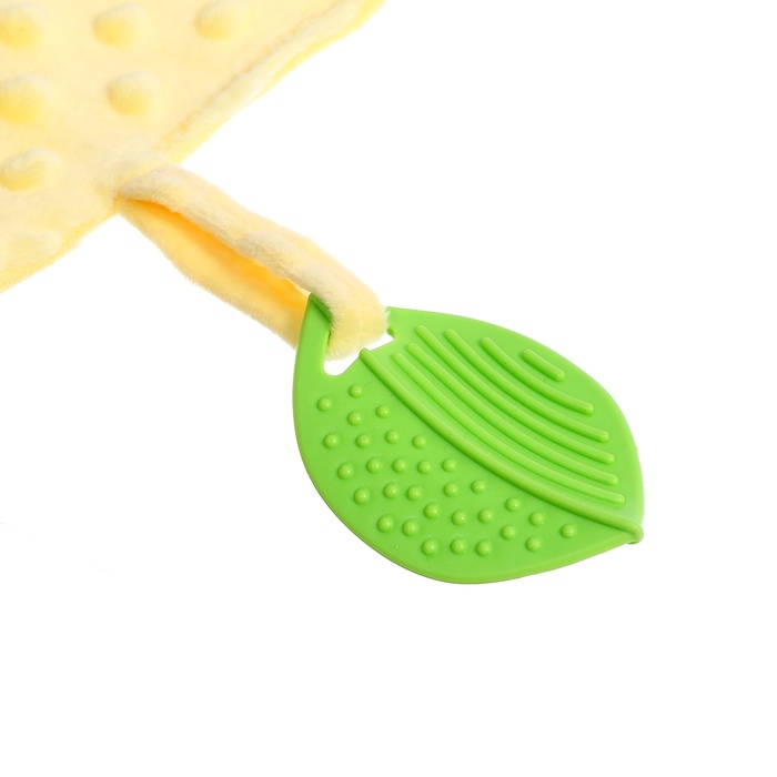 Мягкая игрушка - комфортер с прорезывателем, жёлтый