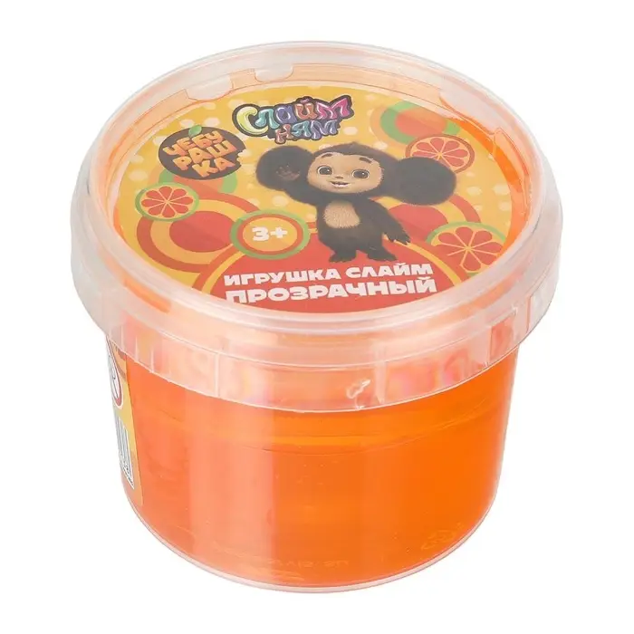 Слайм &laquo;Чебурашка&raquo;, оранжевый