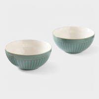 Набор салатников 2 шт Доляна "Винтаж" 15х15х6,5 см, цвет синий