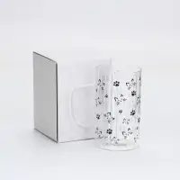 Кружка стеклянная &laquo;Кот&raquo;, 350 мл