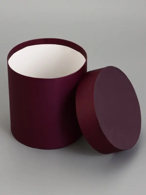 Набор круглых коробок 5 в 1" Лаванда", 20 х 20 - 15 х 15