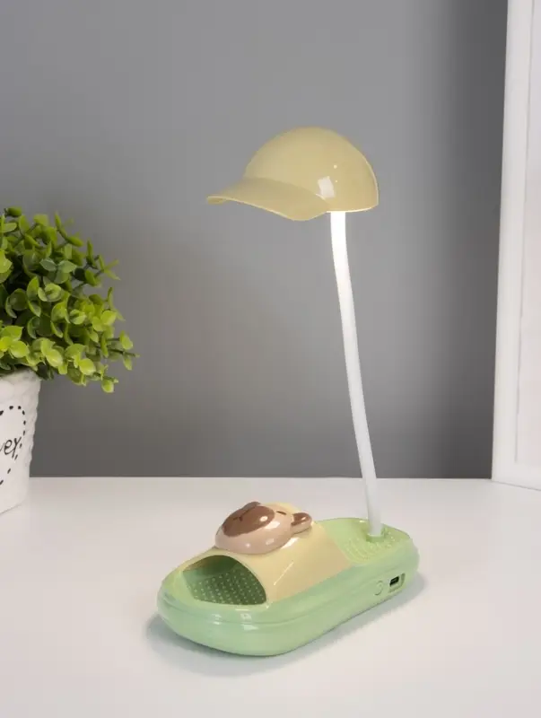 Ночник "Сланец с кепкой" 8хLED 3Вт 5V USB АКБ 3 режима 13,5х7х21 см