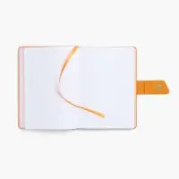 Ежедневник Boom, недатированный, черный с оранжевым