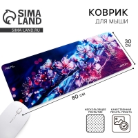 Коврик для компьютерной мыши &laquo;Виртуальный мир&raquo;, 30 х 80 см