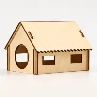 Домик для грызунов, 11,9 х 10 х 8,3 см