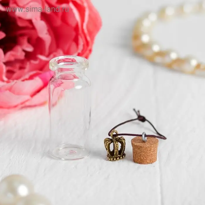 Основа для творчества и декорирования &laquo;Бутылочка. Шапка мономаха&raquo;, с пробкой, 8 мл