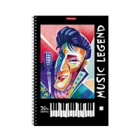 Тетрадь для нот А4, 24 листа на спирали ErichKrause Music Legend, вертикальная ориентация