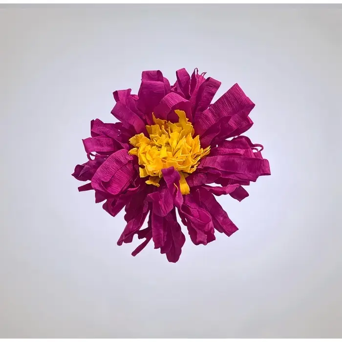 Бумага крепированная 50 х 200 см, в рулоне, 32 г/м2, жёлтая