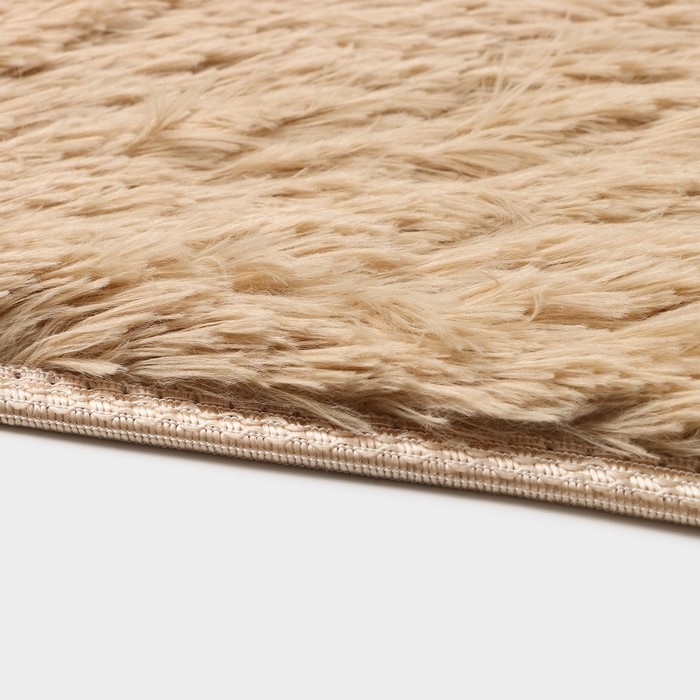 Коврик для дома Доляна &laquo;Пушистик&raquo;, 40&times;60 см, цвет бежевый