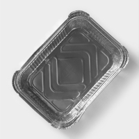 Набор форм из фольги для запекания и выпечки Доляна, 2 л, 25,7&times;19&times;6,5 см, 2 шт