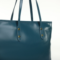 Сумка женская на молнии, цвет синий