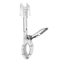 Держатель пластиковой рамки универсальный, 5,5&times;5&times;12 см, цвет прозрачный