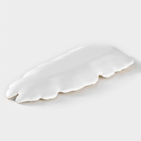 Блюдо для фруктов Доляна &laquo;Золотой лист&raquo;, 38&times;15,5 см, цвет золотой с белым