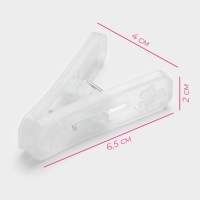 Прищепки бельевые Доляна, 16 шт, 6,5&times;2 см, ширина низа 4 см
